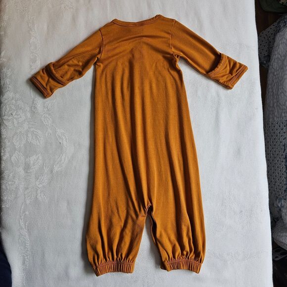 NWOT Monkey Motion Baby Nightgown / Romper Natural Fabric Versatile sz 0-3 mo - Picture 5 of 5